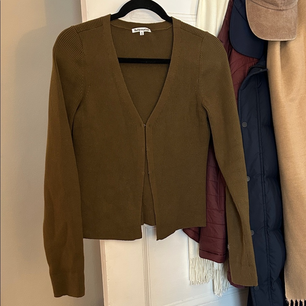 Reformation Kaitlyn Cotton Cardigan